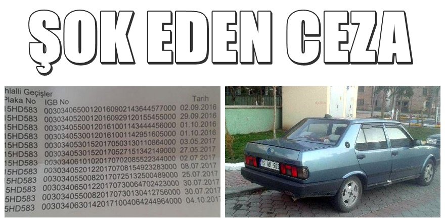 Denizlili pideciyi şok eden trafik cezası