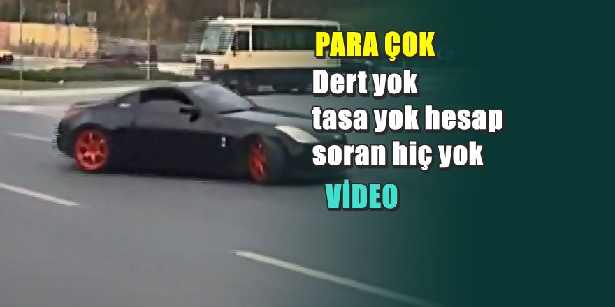 ARKASI VAR; Lüks aracıyla trafikte bunu yaptı
