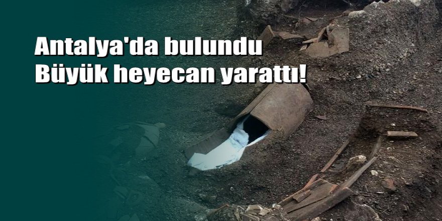 Antalya'da MÖ 4-5. yüzyıllara ait Amfora mezarlar bulundu