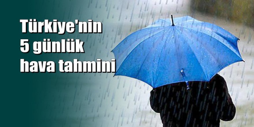 Meteorolojiden sağanak yağış ve kar uyarısı