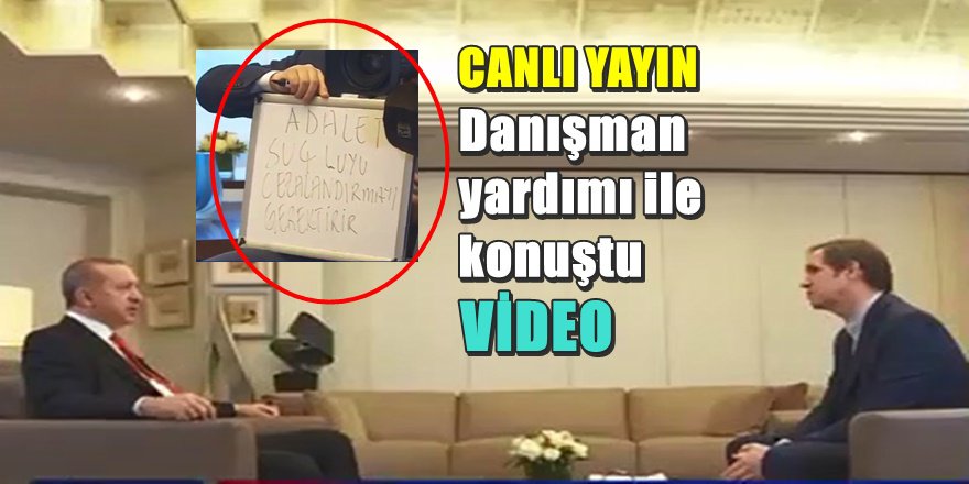 Fransa Erdoğan'ın canlı yayındaki bu görüntülerini konuşuyor