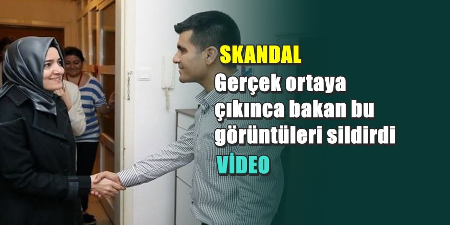 Fatma Betül Sayan o skandal görüntüleri Bakanlık Sitesinden sildirdi