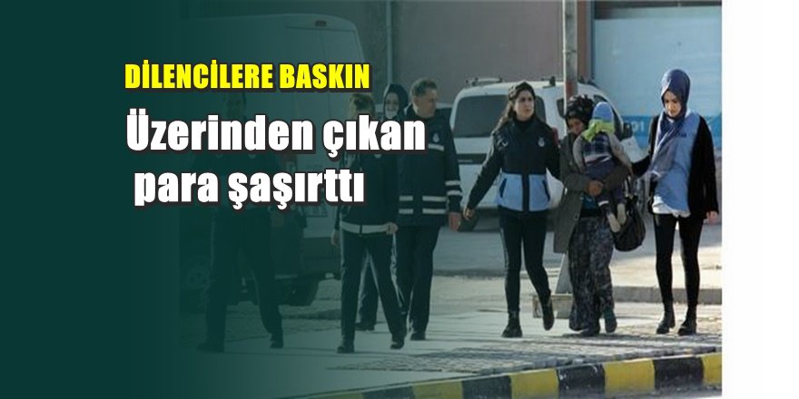 Van'da dilenci operasyonu