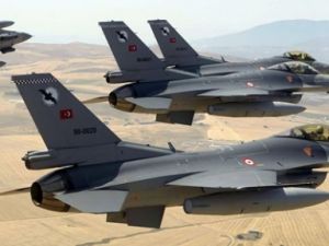F 16'lar Suriye Sınırında