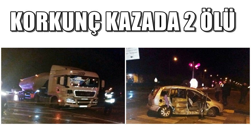 Isparta'da korkunç kaza; 2 Ölü 3 ağır yaralı