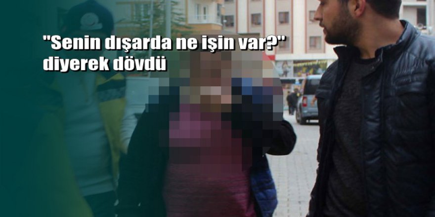 Boşanmak üzere olduğu 7 aylık hamile eşini tekme tokat dövdü