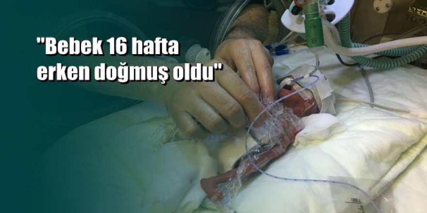 Konya'da 310 gram bebek dünyaya geldi