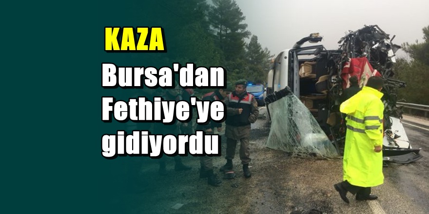 Muğla'da yolcu otobüsü devrildi; 1'i Ağır 17 yaralı
