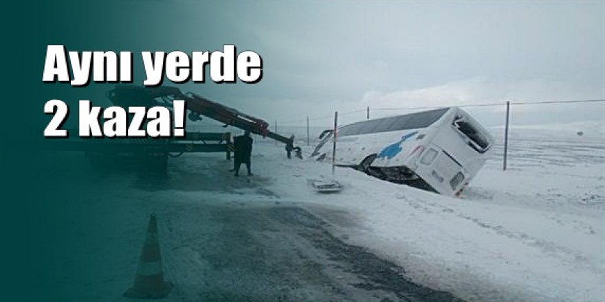 Kayseri'de 2 yolcu otobüsü devrildi: 22 yaralı