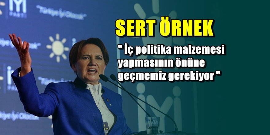 Meral Akşener'den " Erdoğan'a Gazilik " yasasına çok sert tepki