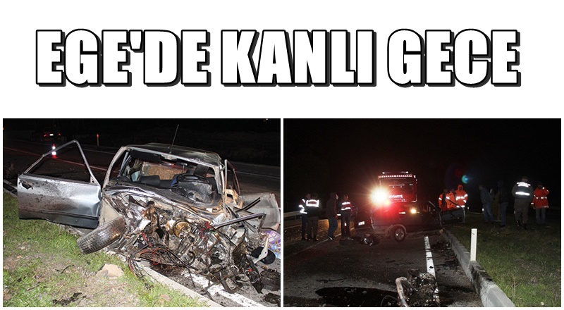 İzmir ve Ayvalık'ta feci kaza; 4 Ölü 8 Yaralı