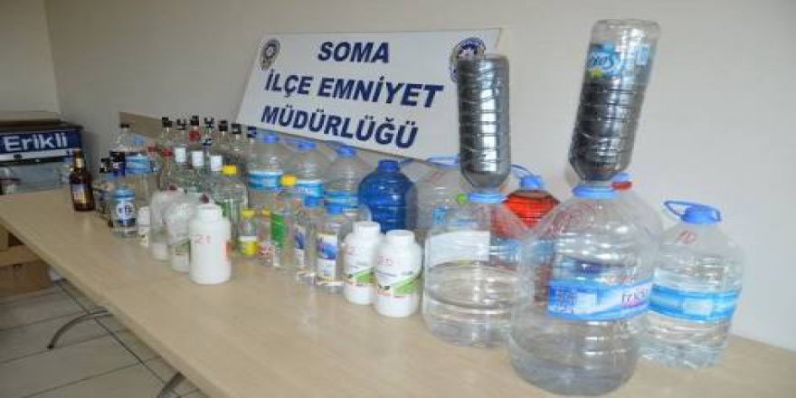 Manisa'da sahte içki  faciası