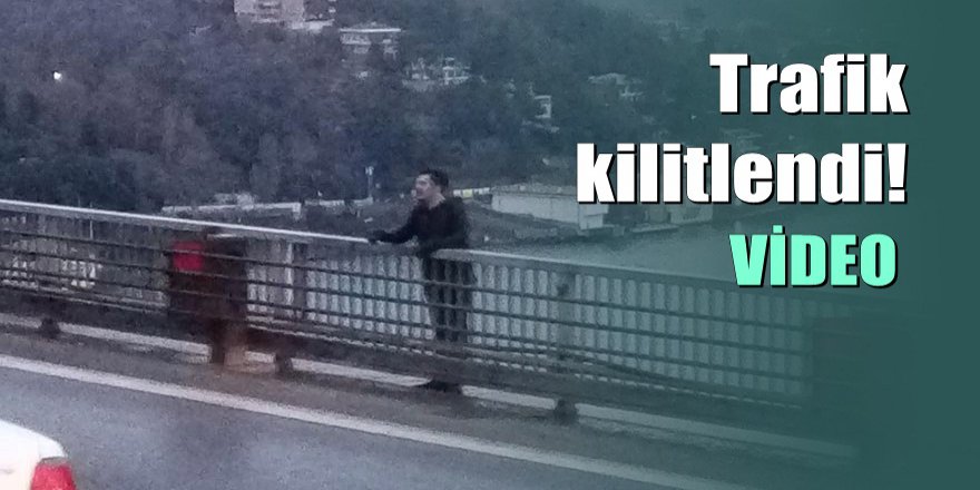 Fatih Sultan Mehmet Köprüsü’nde intihar girişimi