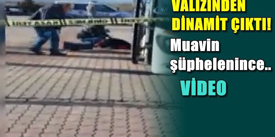 DEHŞET YOLCULUĞU;Antalya otobüsünden dinamit çıktı