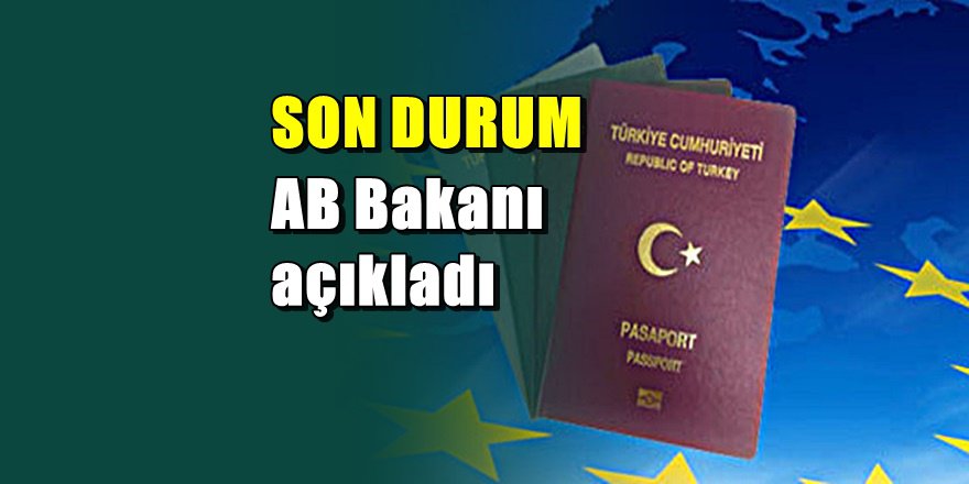 AB Bakanı Çelik'ten Avrupa vizesi açıklaması