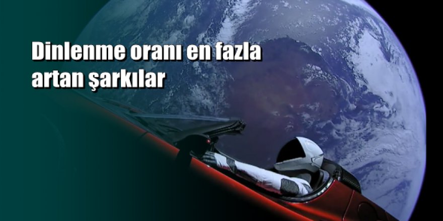 Uzay şarkılarının dinlenme oranı patladı