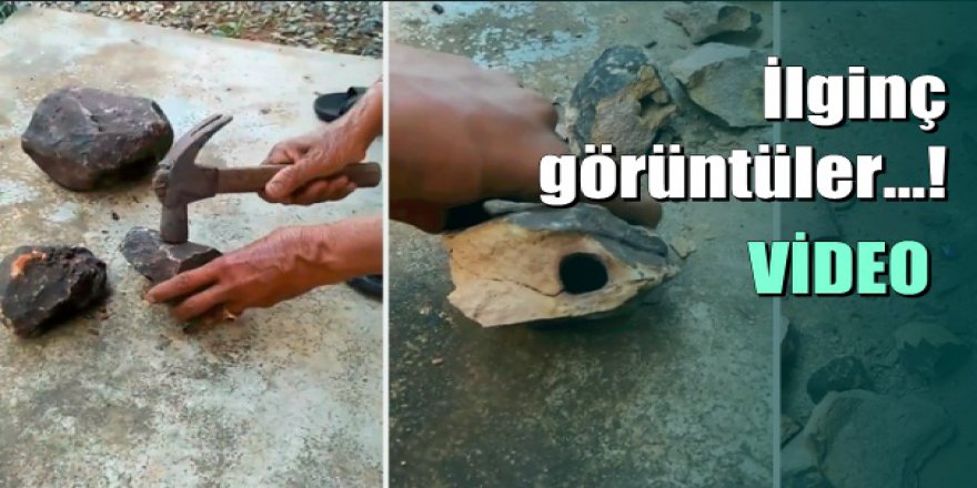 Taşların içinden çıkanları görünce gözlerinize inanamayacaksınız