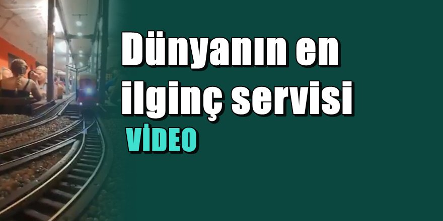 Dünyanın en ilginç restoranından görüntüler