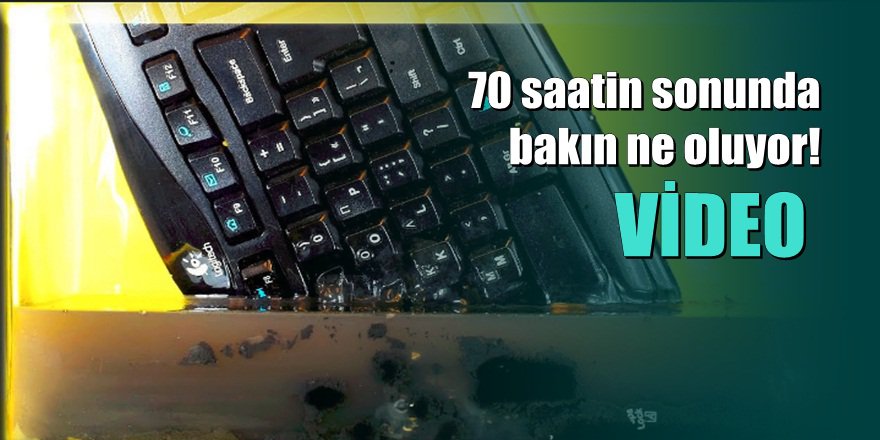 Bilgisayar klavyesi asetonun içinde bekletilirse ne olur?