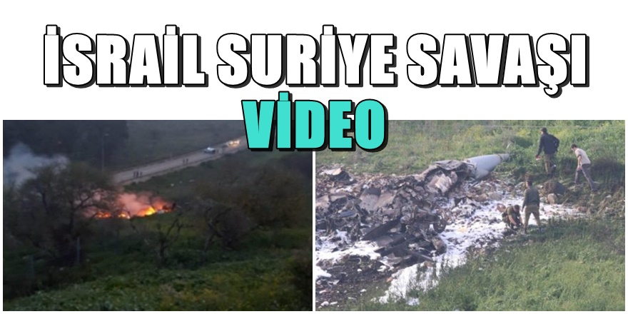 İSRAİL UÇAĞI DÜŞÜRÜLDÜ; Suriye'de flaş gelişme