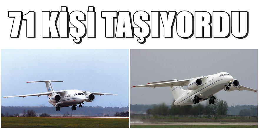 71 KİŞİ VARDI; Moskova'da yolcu uçağı düştü
