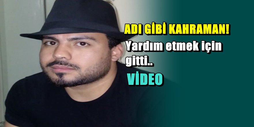 Yaşlı adama yardım etmek isterken canından oldu