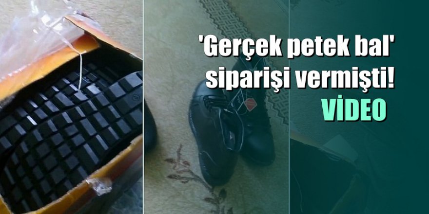 Bot hediyeli 'gerçek petek bal' siparişi verdi bakın ne geldi