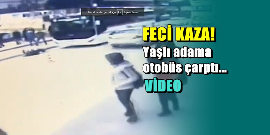 Kastamonu'da yaşlı adama otobüs çarptı
