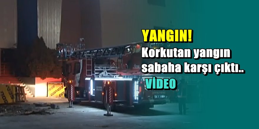 İstanbul'da yangın korkuttu