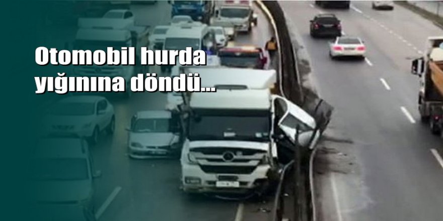 Şile'de hafriyat kamyonu dehşet saçtı