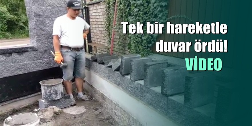 Domino Taşı Etkisiyle Duvar Ören İnşaat Ustası