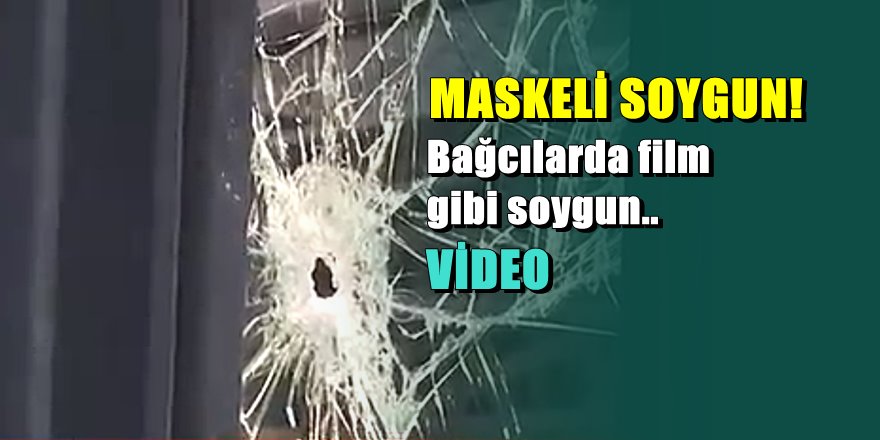 İstanbul'da kar maskeli ve silahlı soygun