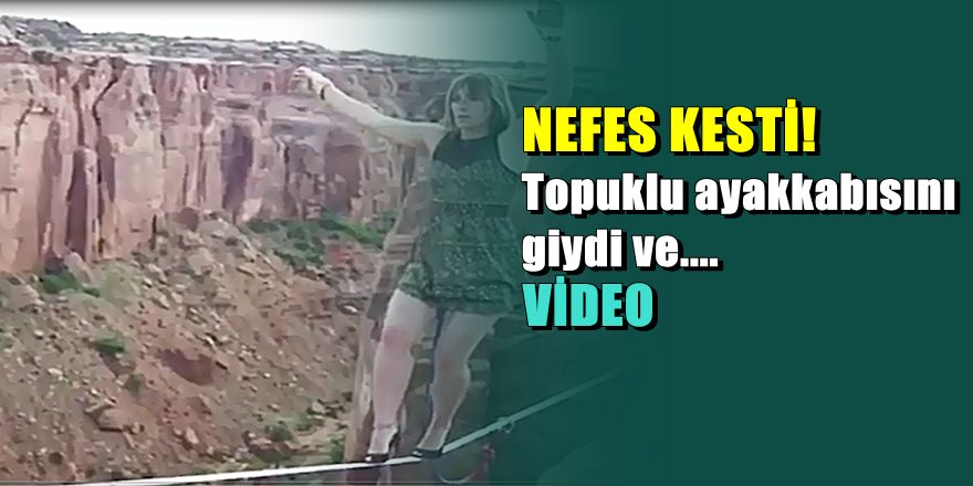 Dünya topuklu ile uçurum geçen bu kadını konuşuyor