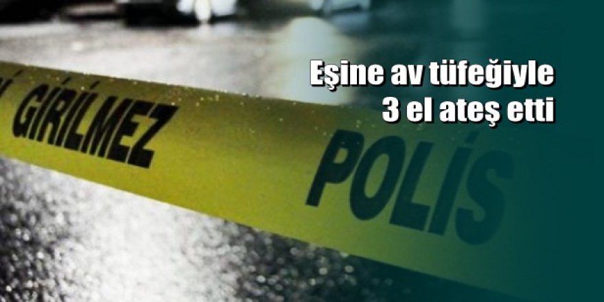 Antalya'da tartıştığı kocasını av tüfeğiyle vurarak öldürdü