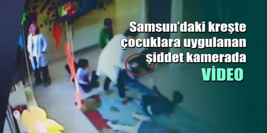 Samsun'da kreşte skandal görüntüler