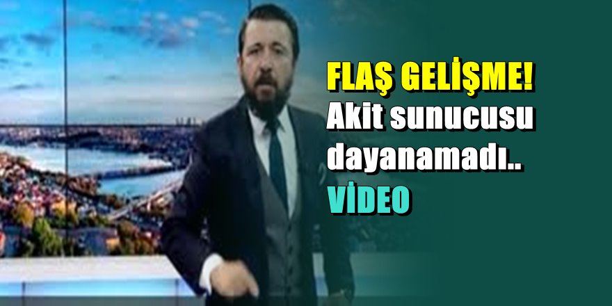 Flaş gelişme; Akit sunucu istifa etti