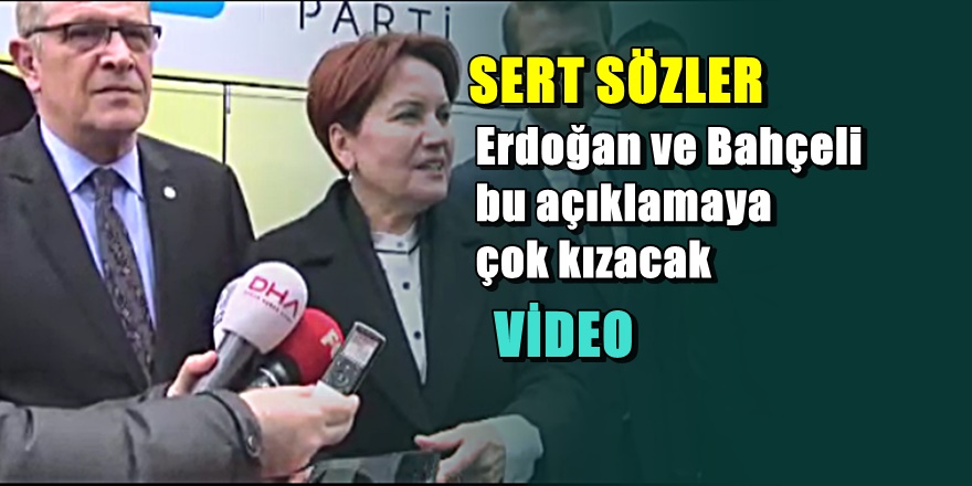 Meral Akşener'den çok konuşulacak Bahçeli ve ittifak açıklaması
