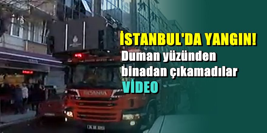 İstanbul'da korkutan yangın