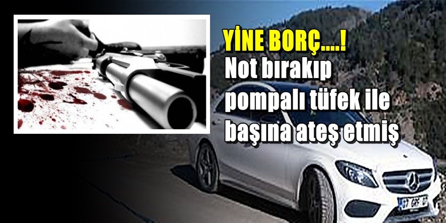 Antalyalı işadamının borç intiharı