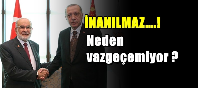Erdoğan'dan Saadet Partisine dudak uçuklatan teklif