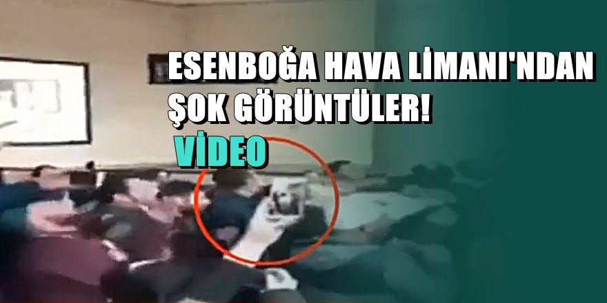 Esenboğa havalimanında zikir şoku
