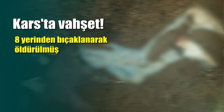 Kars'ta çamura atılmış ceset bulundu