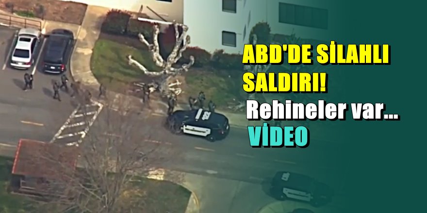 ABD'de silahlı saldırgan 3 kişiyi rehin aldı