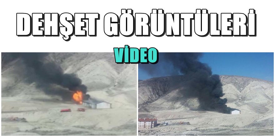 Ankara'da tüp deposunda feci patlama