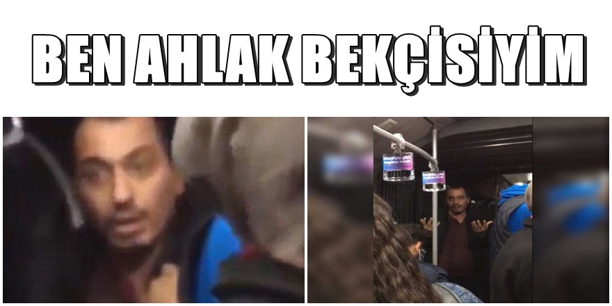 Metrobüste ' Öpüşme Kavgası " çıktı