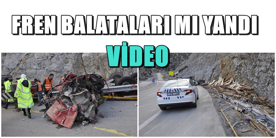 Konya'da feci kaza; 1ÖLÜ