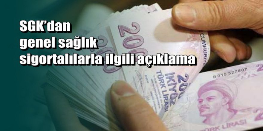 Borcu olanlar dikkat: SGK'dan flaş açıklama...