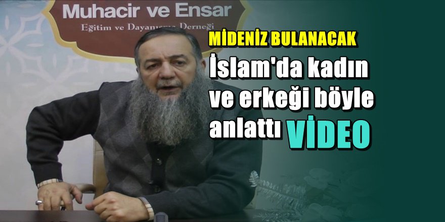 Hocaya bak;Tek eşle yetinen erkek sapıktır