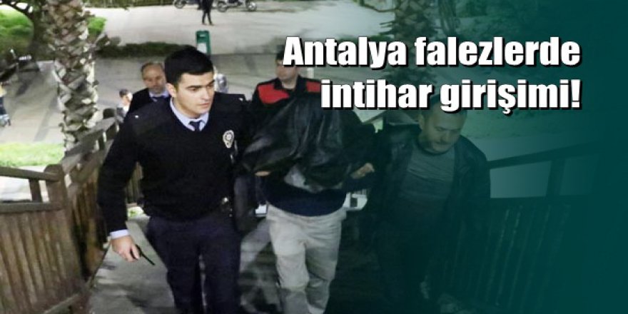 Antalya'da eşinden boşanmak istemeyen koca intihar etmek istedi