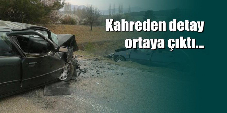 Denizli'de feci kaza: Babasının cenazesine gidiyordu